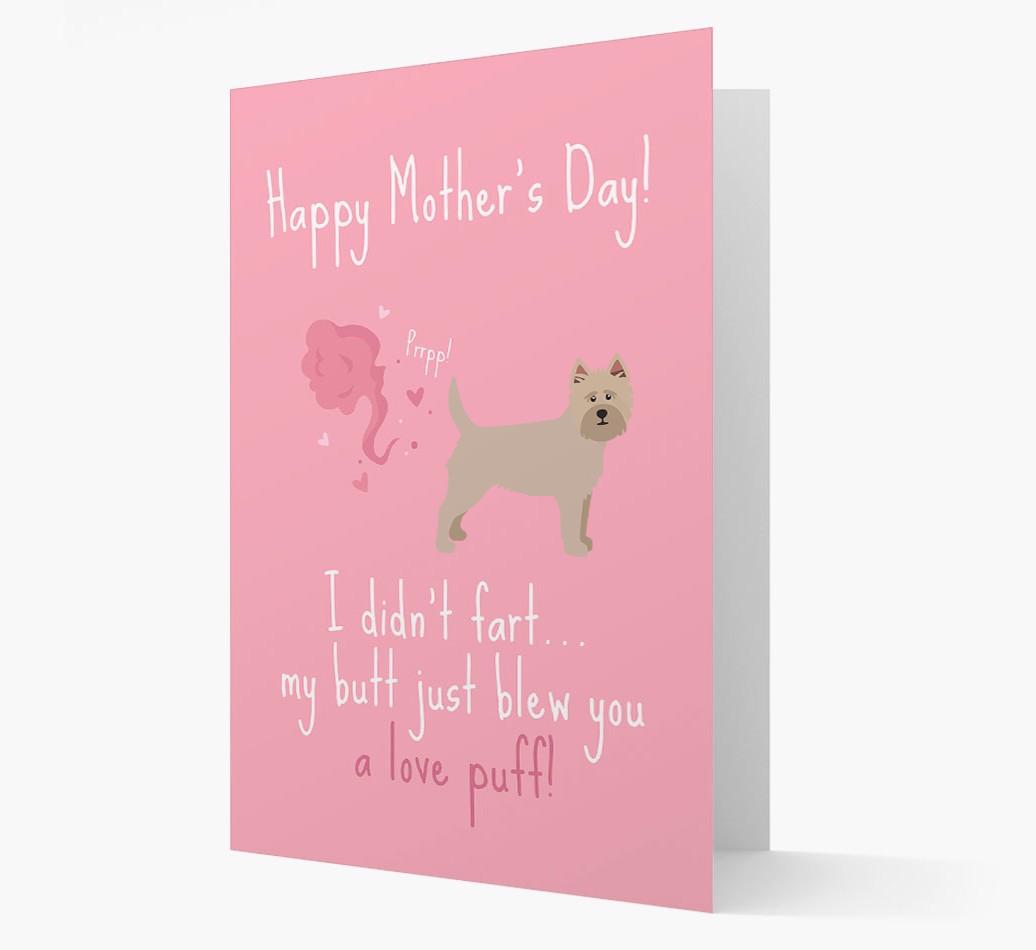 'Love Puff' - Personalized {breedFullName} Card