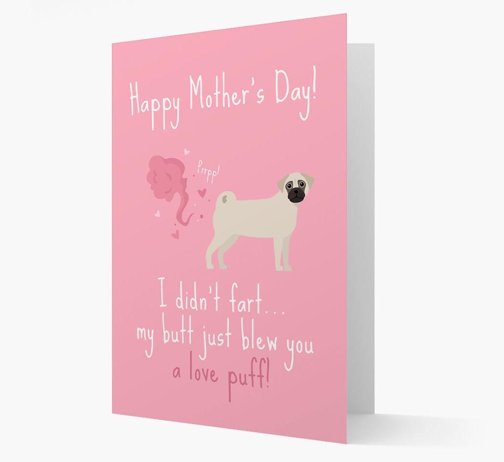 'Love Puff' - Personalized {breedFullName} Card