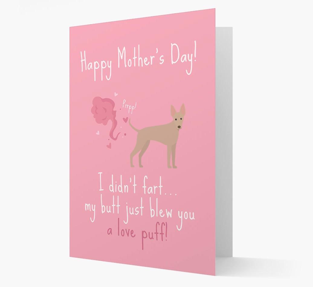 'Love Puff' - Personalized {breedFullName} Card