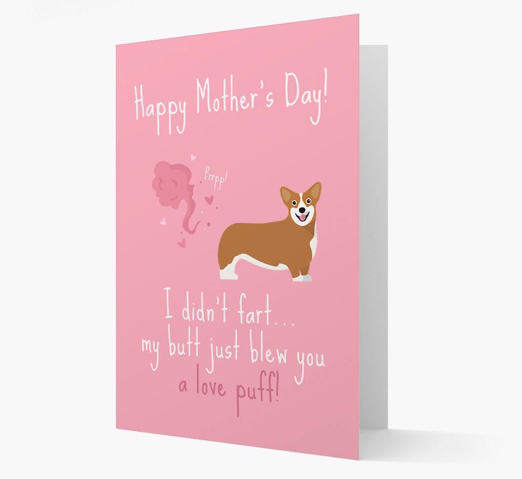 'Love Puff' - Personalized {breedFullName} Card