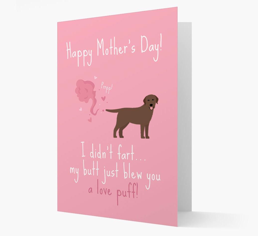 'Love Puff' - Personalized {breedFullName} Card