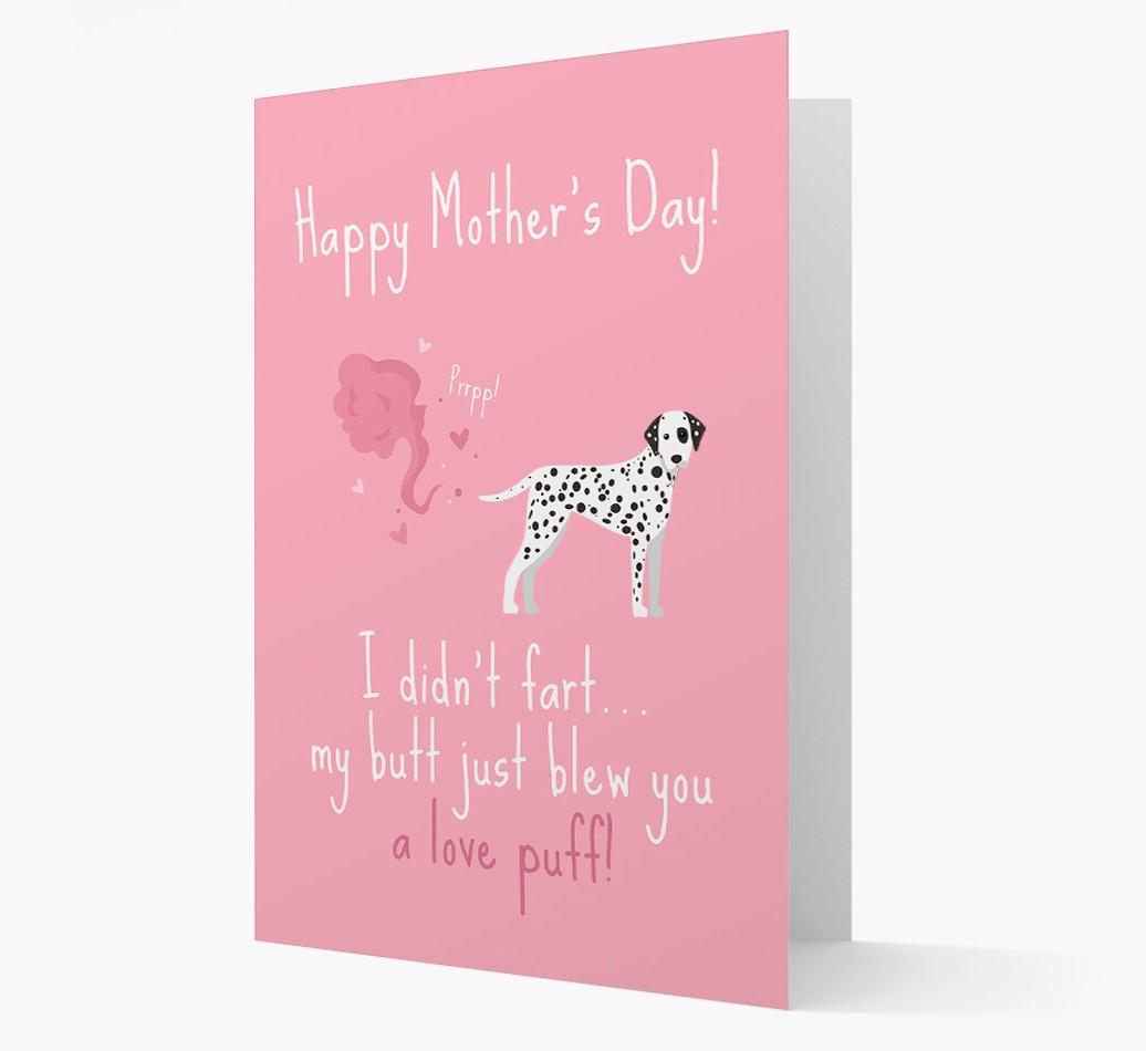 'Love Puff' - Personalized {breedFullName} Card