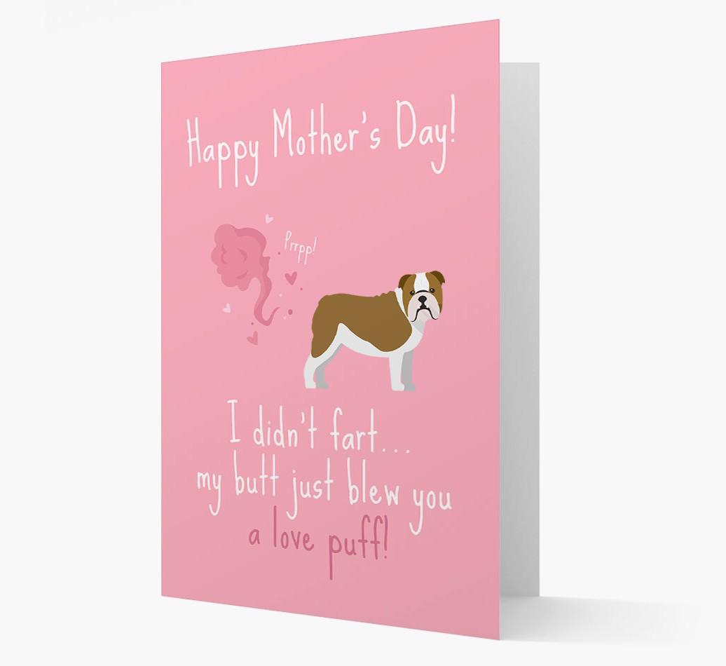 'Love Puff' - Personalized {breedFullName} Card