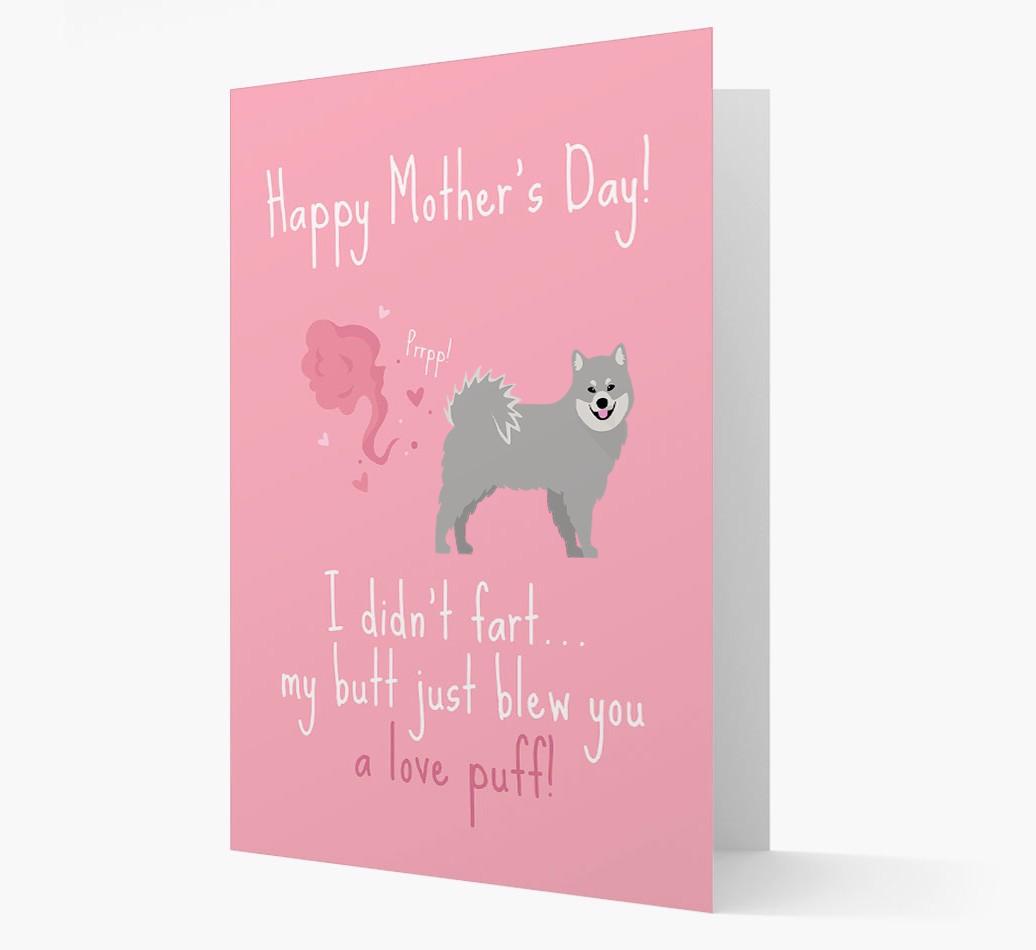 'Love Puff' - Personalized {breedFullName} Card