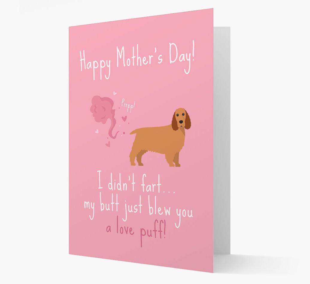 'Love Puff' - Personalized {breedFullName} Card