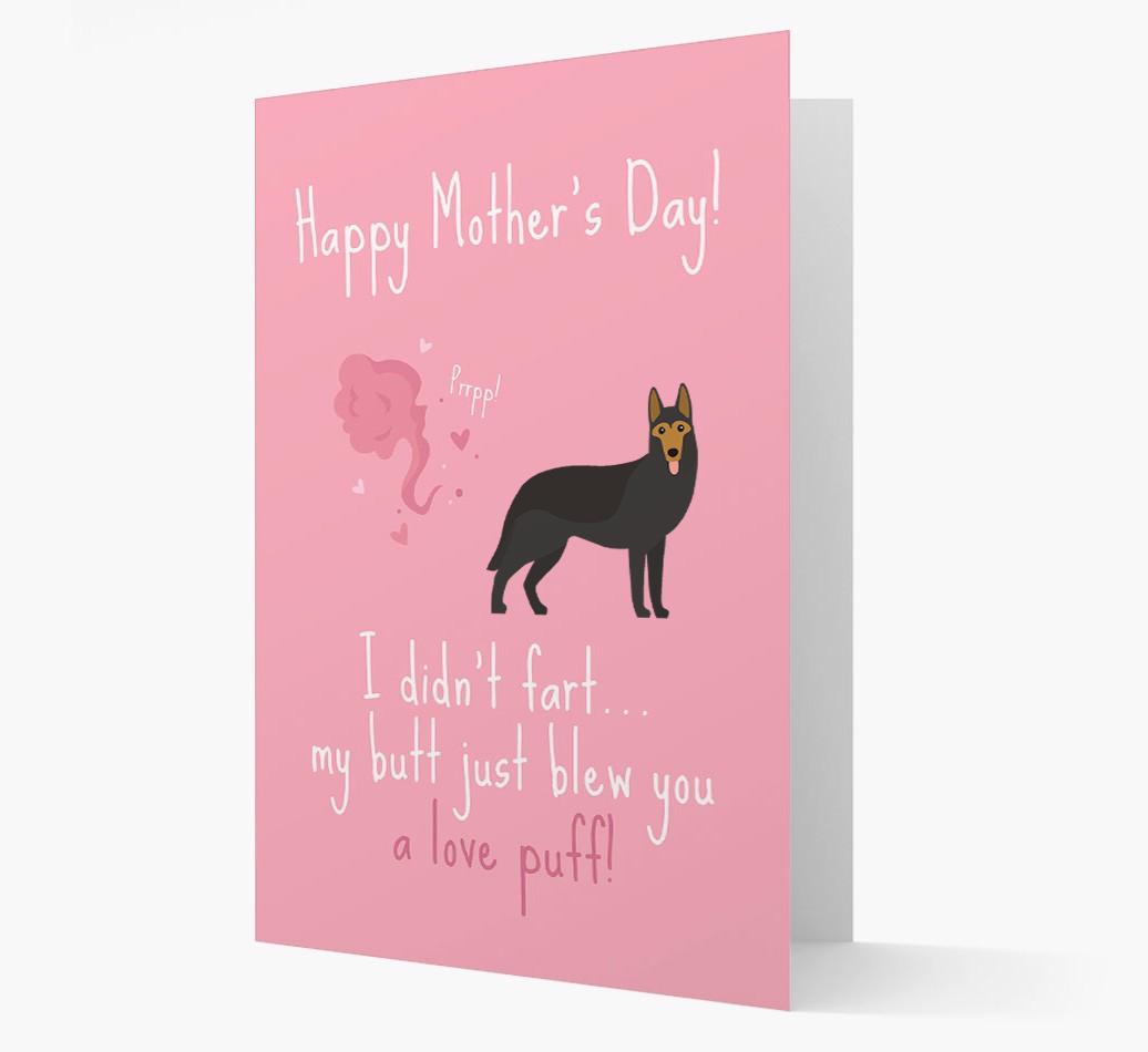 'Love Puff' - Personalized {breedFullName} Card