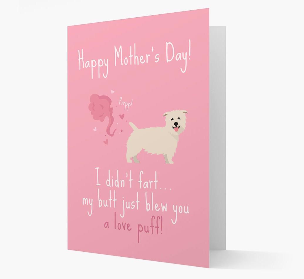 'Love Puff' - Personalized {breedFullName} Card