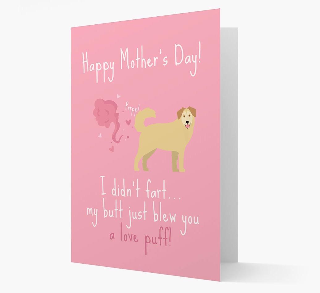 'Love Puff' - Personalized {breedFullName} Card