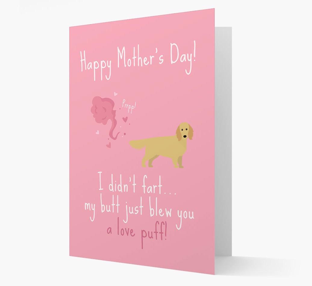 'Love Puff' - Personalized {breedFullName} Card