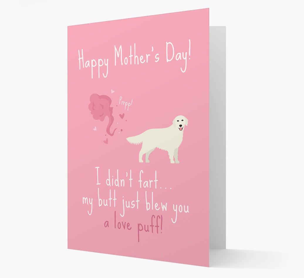 'Love Puff' - Personalized {breedFullName} Card