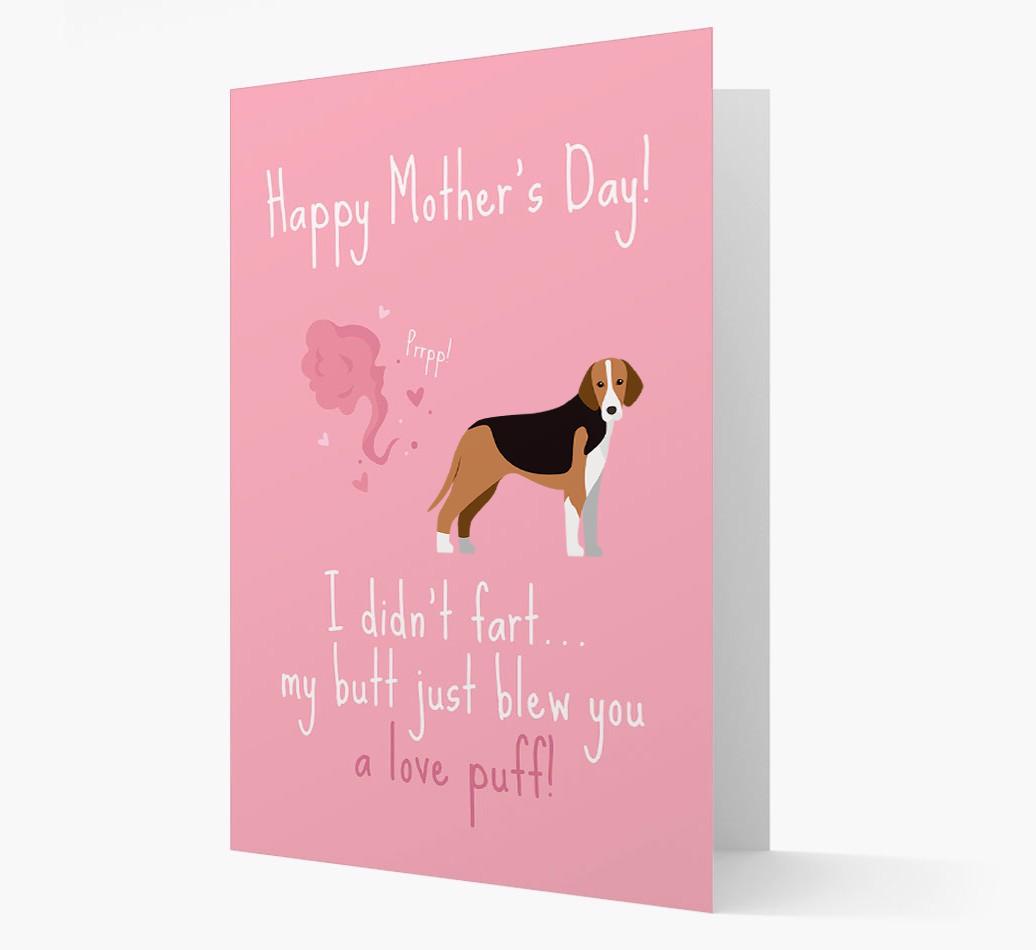 'Love Puff' - Personalized {breedFullName} Card