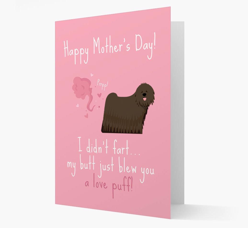 'Love Puff' - Personalized {breedFullName} Card