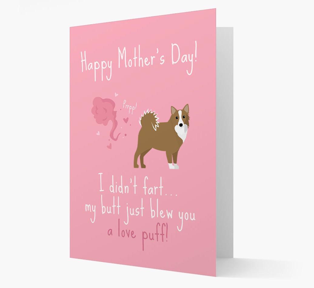 'Love Puff' - Personalized {breedFullName} Card