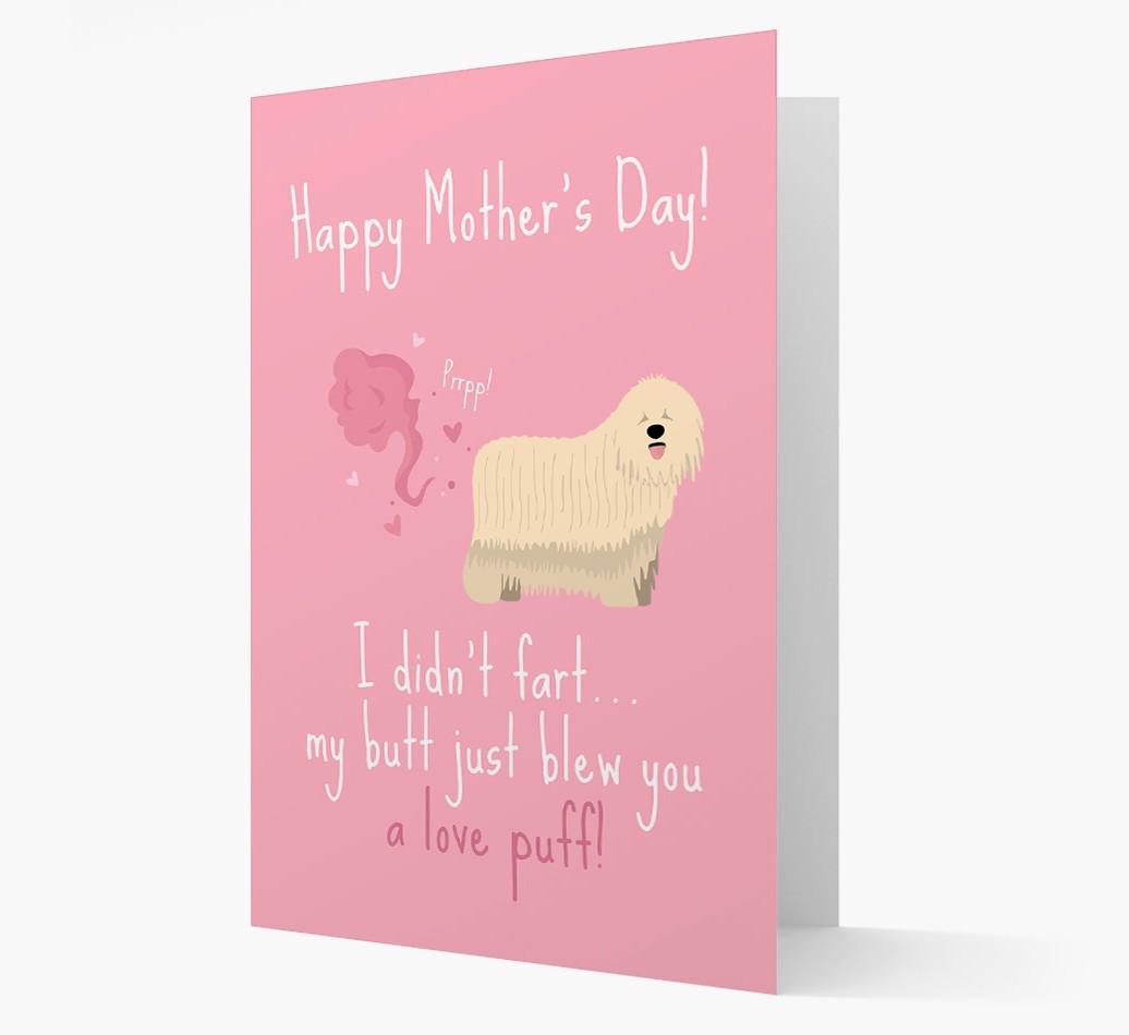 'Love Puff' - Personalized {breedFullName} Card