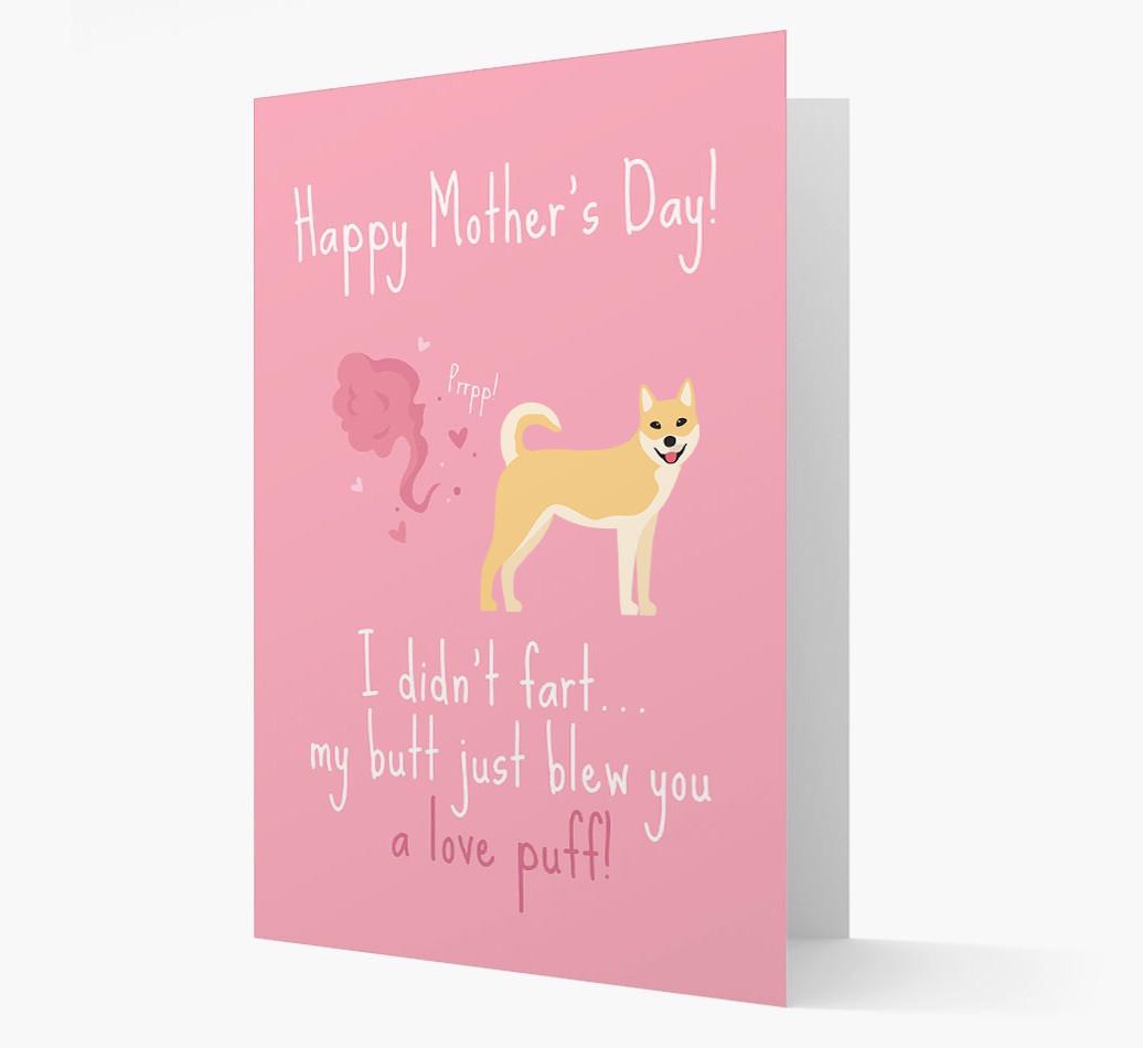 'Love Puff' - Personalized {breedFullName} Card