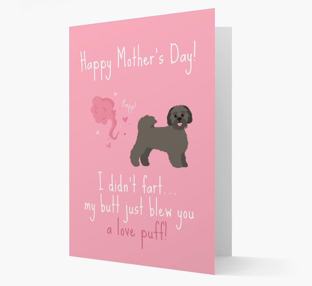 'Love Puff' - Personalized {breedFullName} Card