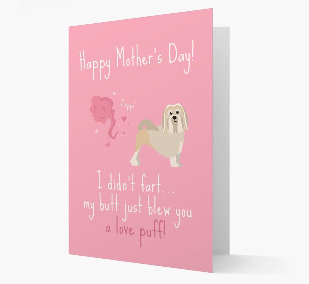 'Love Puff' - Personalized {breedFullName} Card