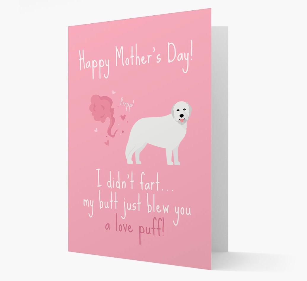 'Love Puff' - Personalized {breedFullName} Card