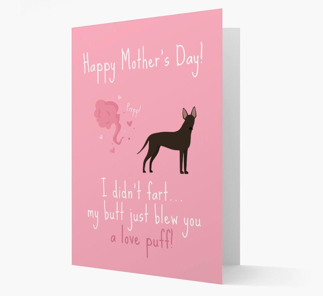 'Love Puff' - Personalized {breedFullName} Card