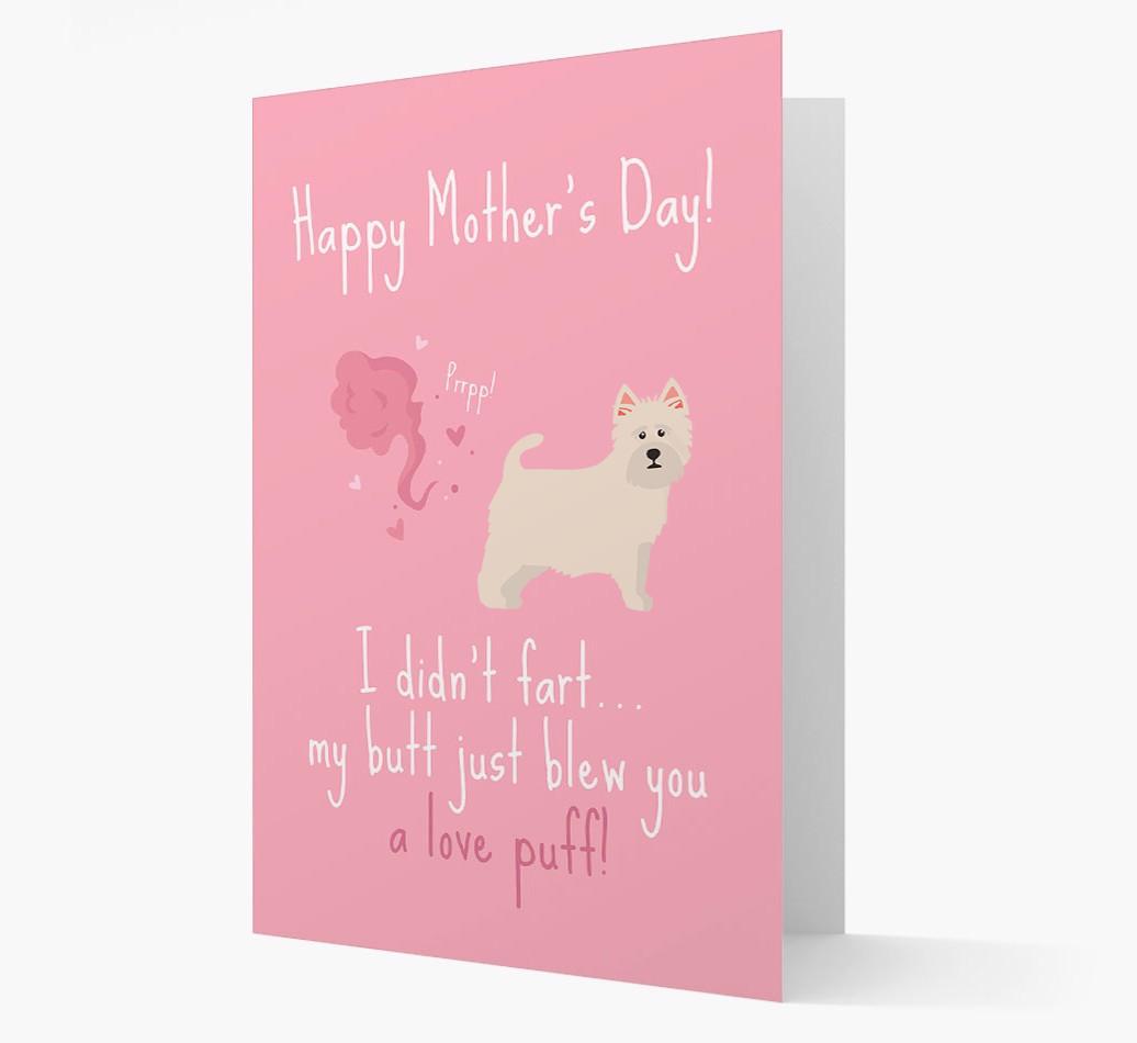 'Love Puff' - Personalized {breedFullName} Card