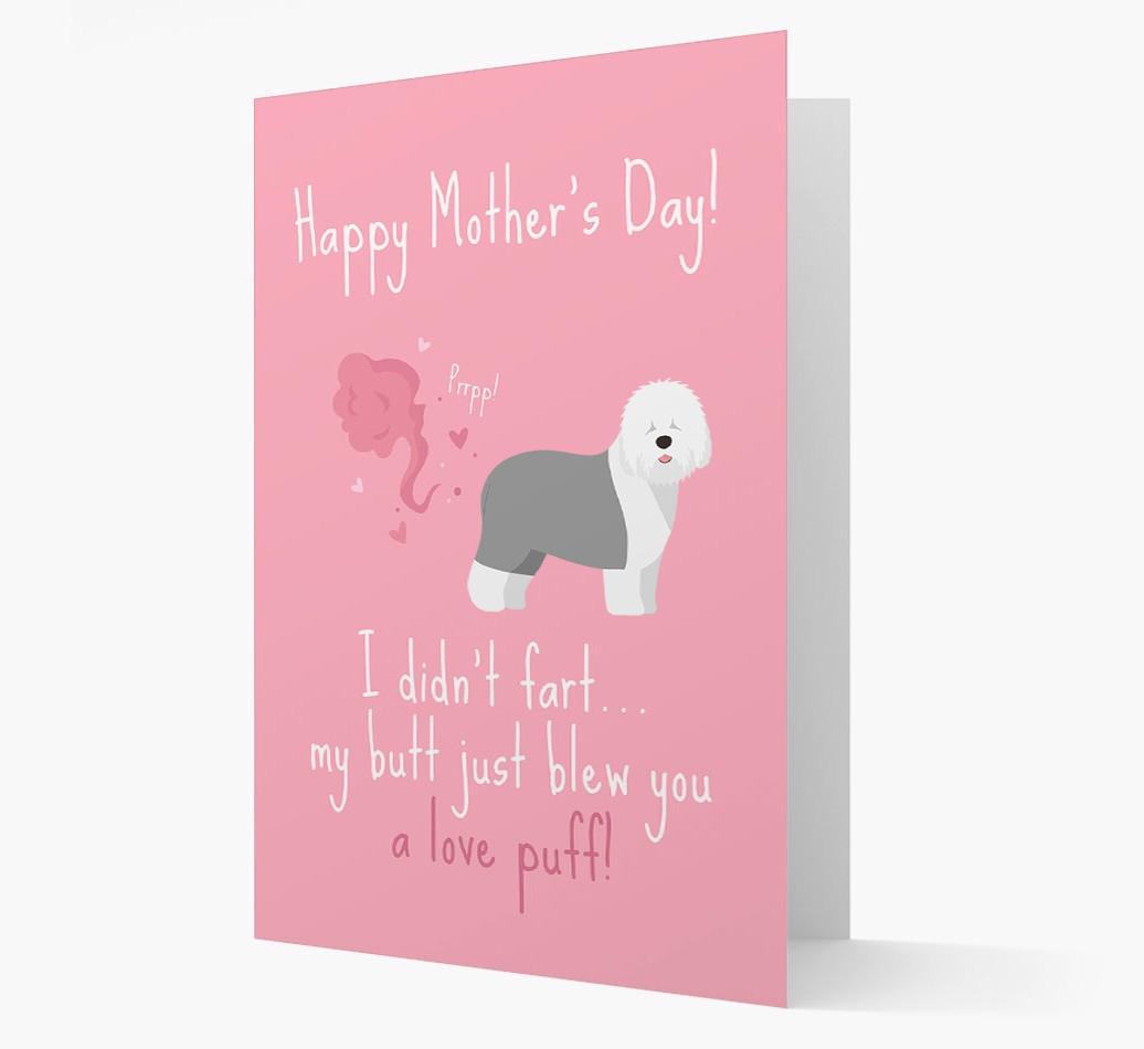 'Love Puff' - Personalized {breedFullName} Card