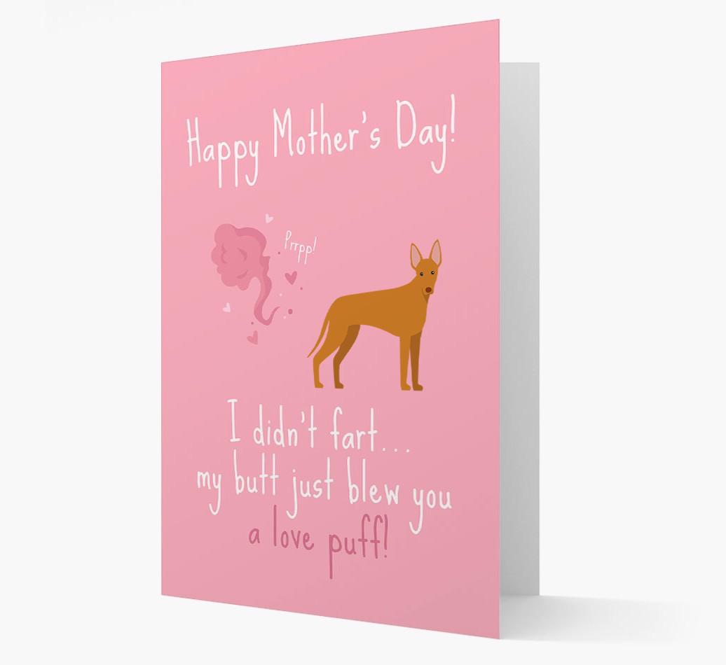 'Love Puff' - Personalised {breedFullName} Card