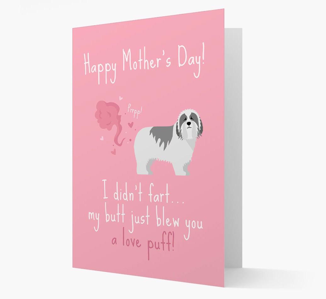 'Love Puff' - Personalized {breedFullName} Card