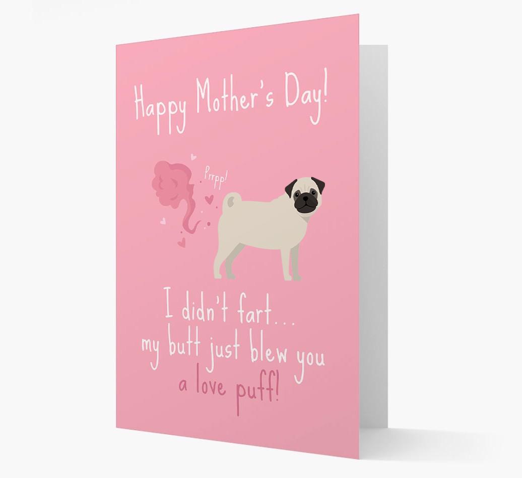 'Love Puff' - Personalized {breedFullName} Card