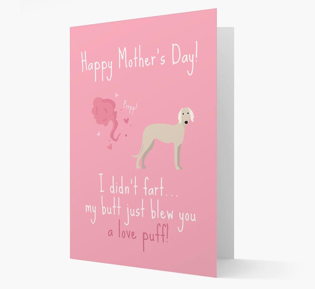 'Love Puff' - Personalized {breedFullName} Card