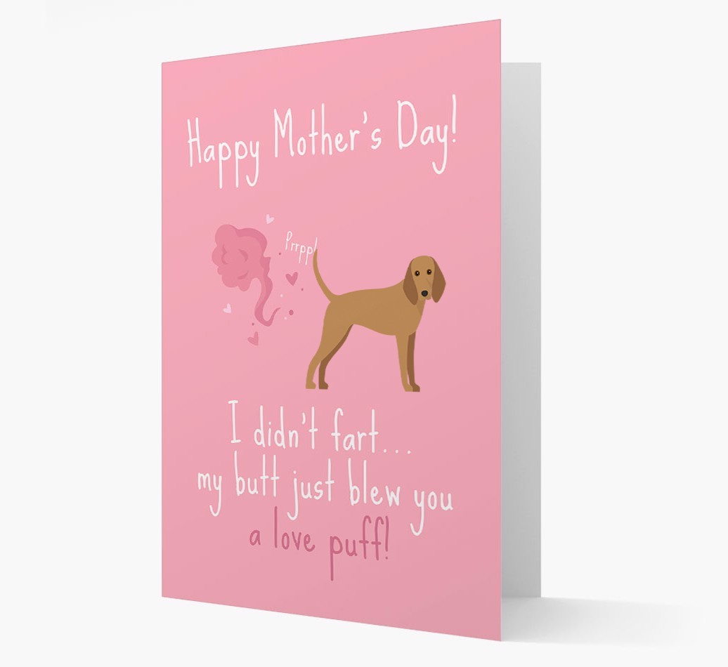 'Love Puff' - Personalized {breedFullName} Card