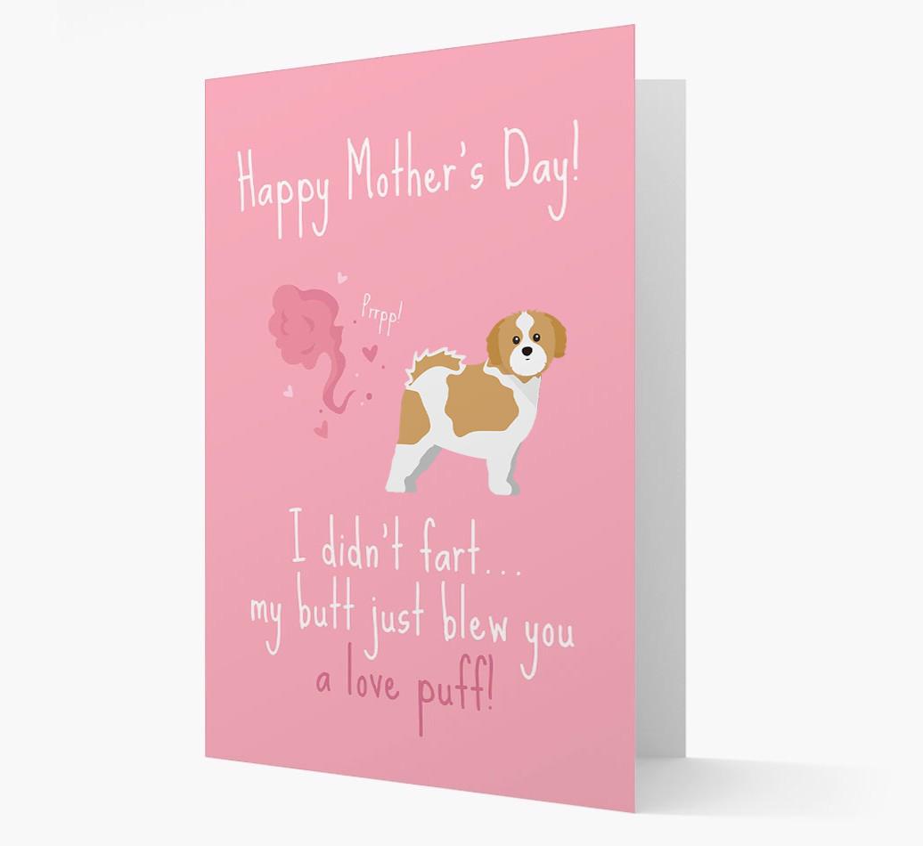 'Love Puff' - Personalized {breedFullName} Card