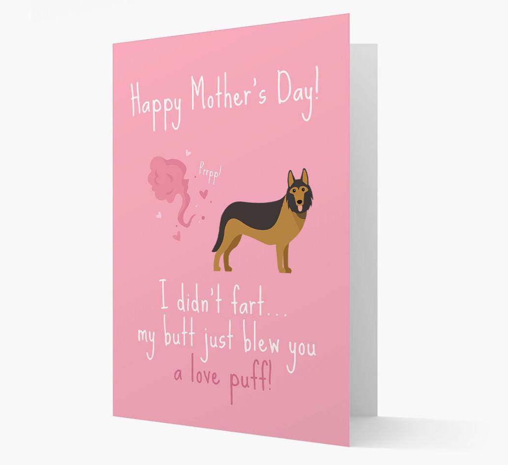 'Love Puff' - Personalized {breedFullName} Card