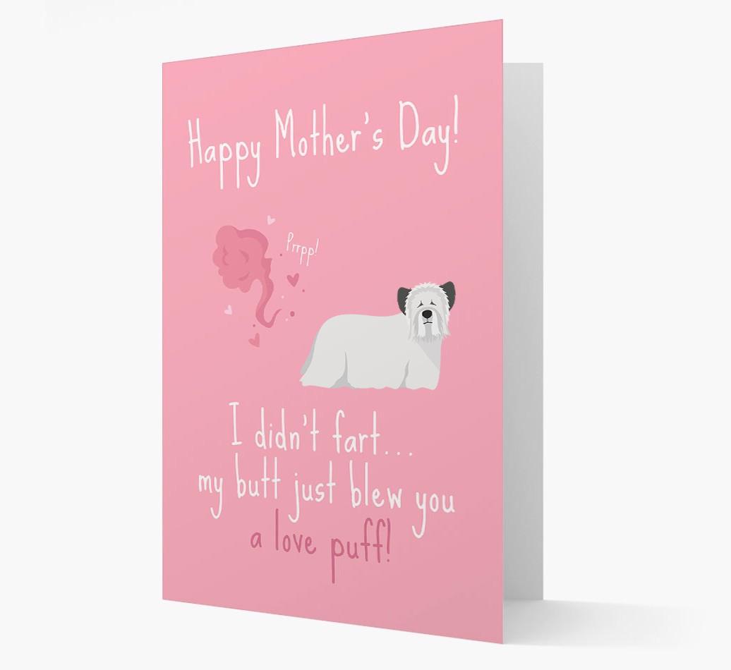 'Love Puff' - Personalized {breedFullName} Card