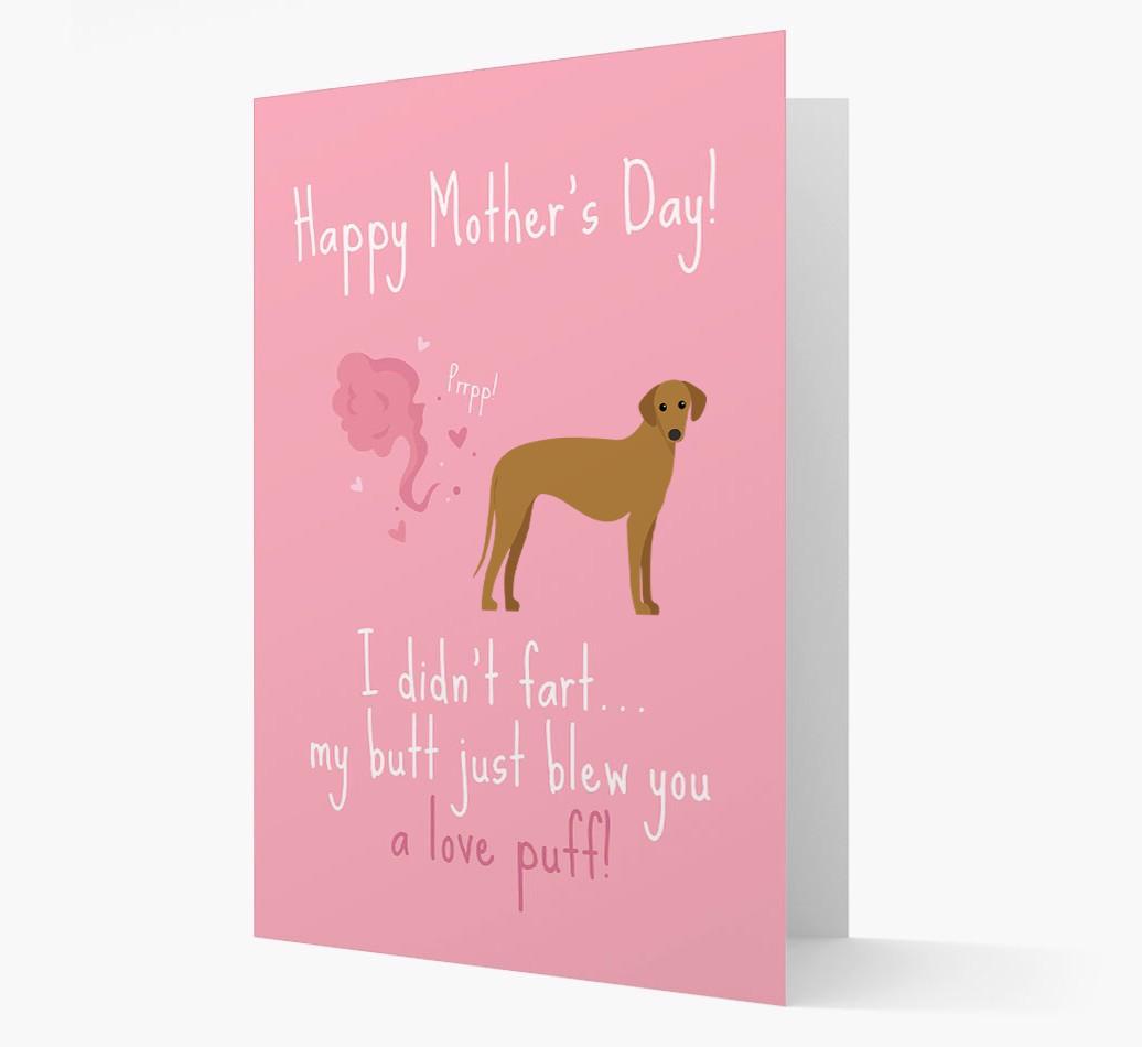 'Love Puff' - Personalized {breedFullName} Card