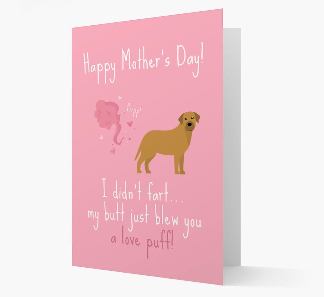 'Love Puff' - Personalized {breedFullName} Card