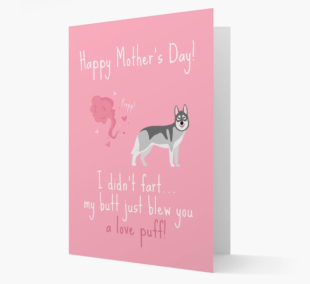 'Love Puff' - Personalized {breedFullName} Card