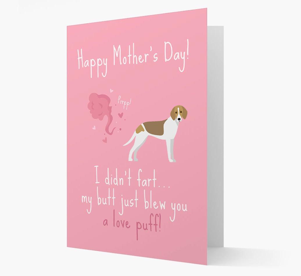 'Love Puff' - Personalized {breedFullName} Card