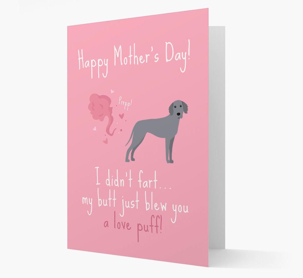 'Love Puff' - Personalized {breedFullName} Card