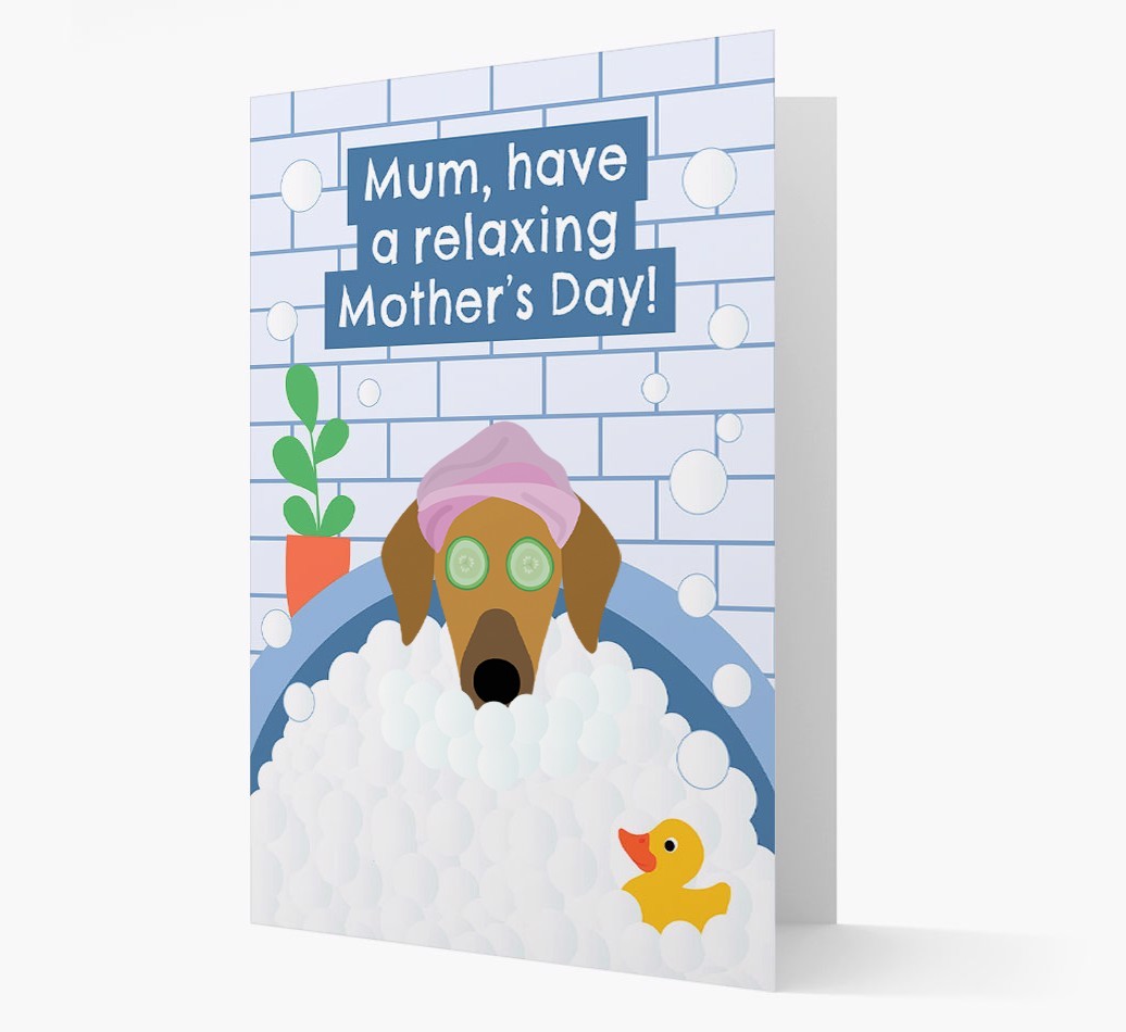 Have a Relaxing Day - Personalized {breedFullName} Card