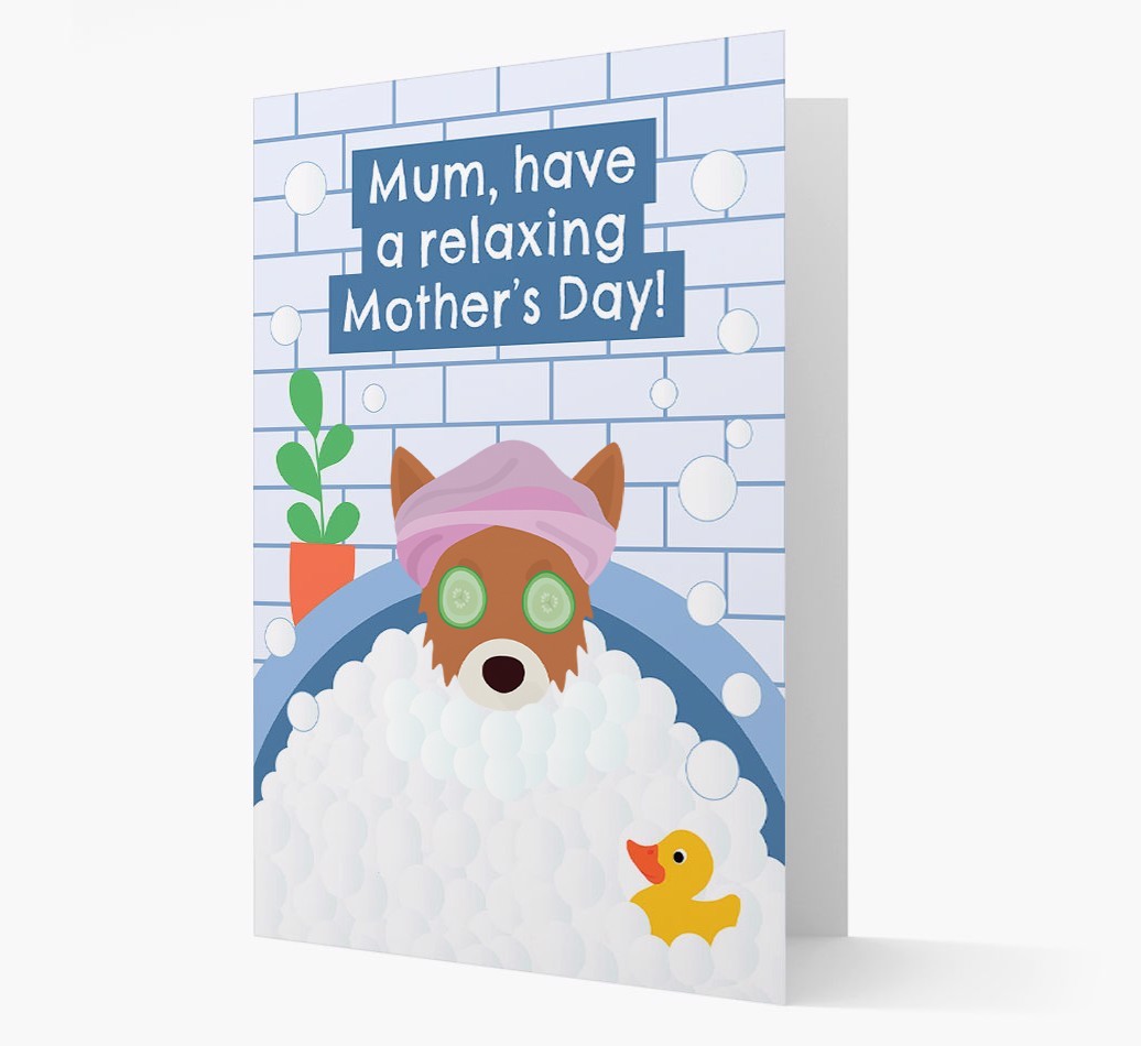 Have a Relaxing Day - Personalized {breedFullName} Card