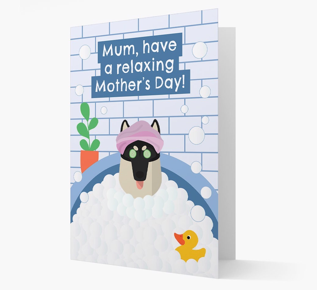Have a Relaxing Day - Personalized {breedFullName} Card