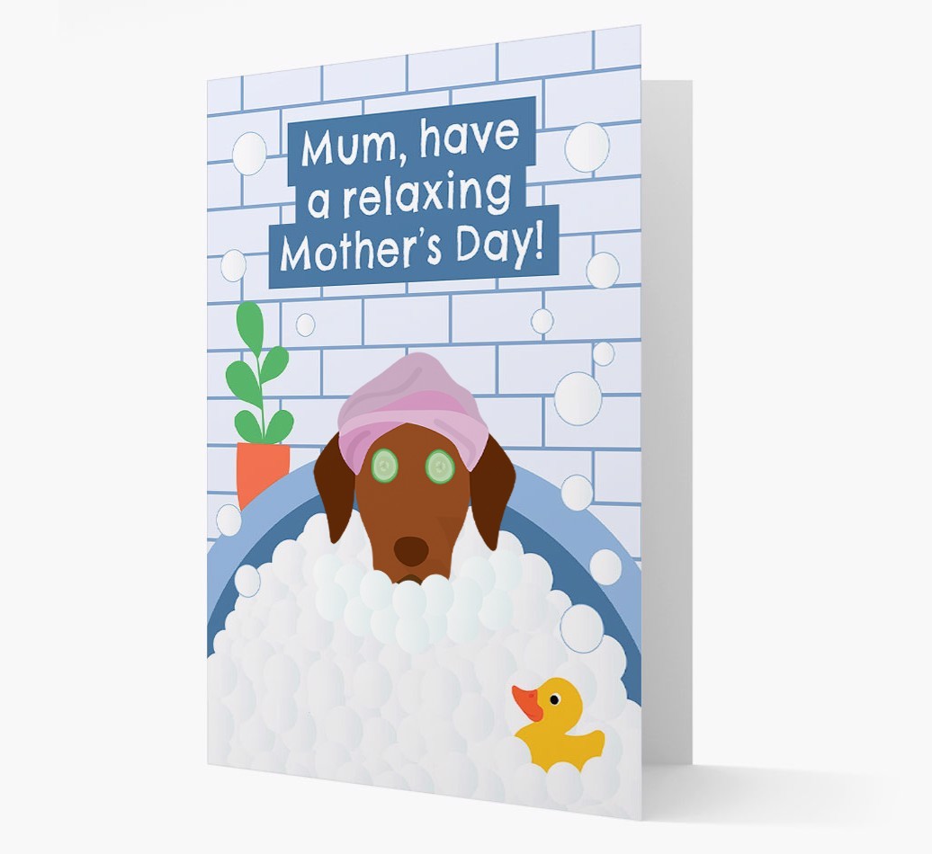 Have a Relaxing Day - Personalized {breedFullName} Card