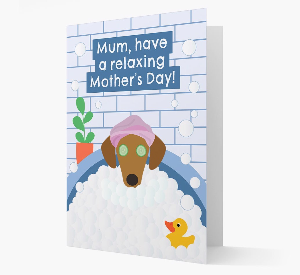 Have a Relaxing Day - Personalized {breedFullName} Card