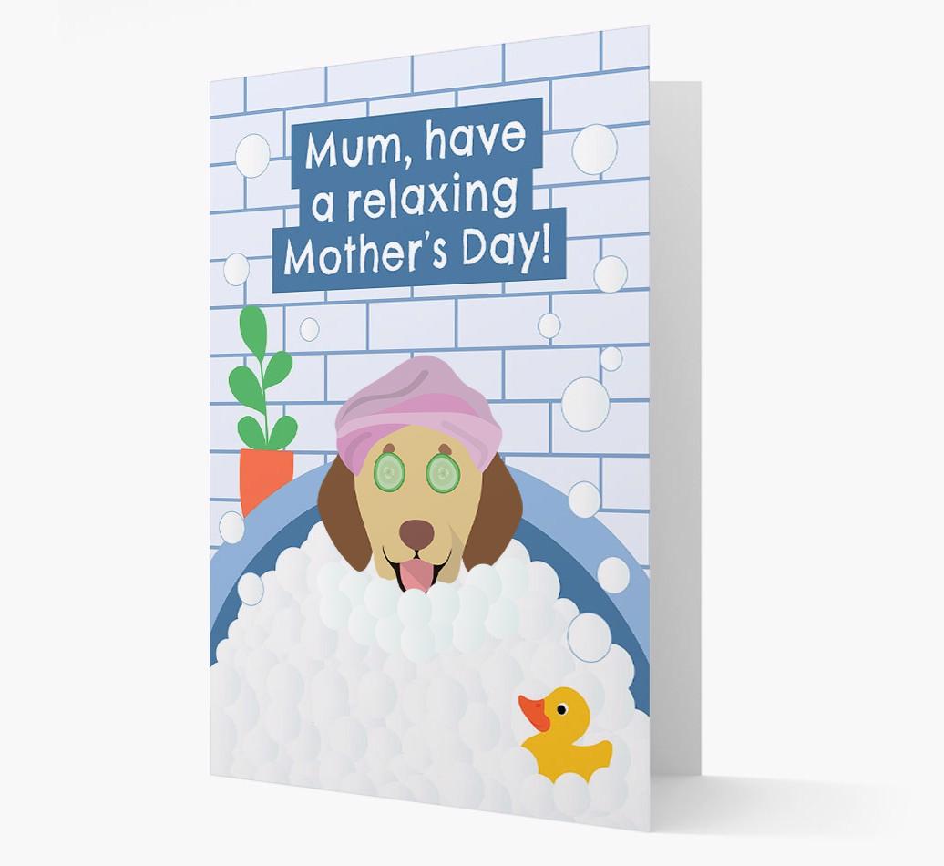 Have a Relaxing Day - Personalized {breedFullName} Card