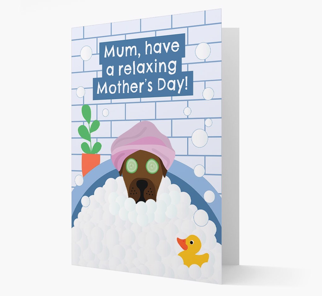 Have a Relaxing Day - Personalized {breedFullName} Card