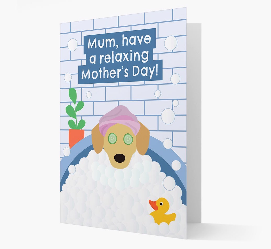 Have a Relaxing Day - Personalized {breedFullName} Card