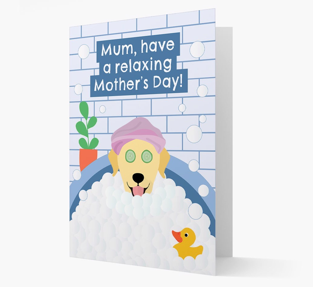 Have a Relaxing Day - Personalized {breedFullName} Card