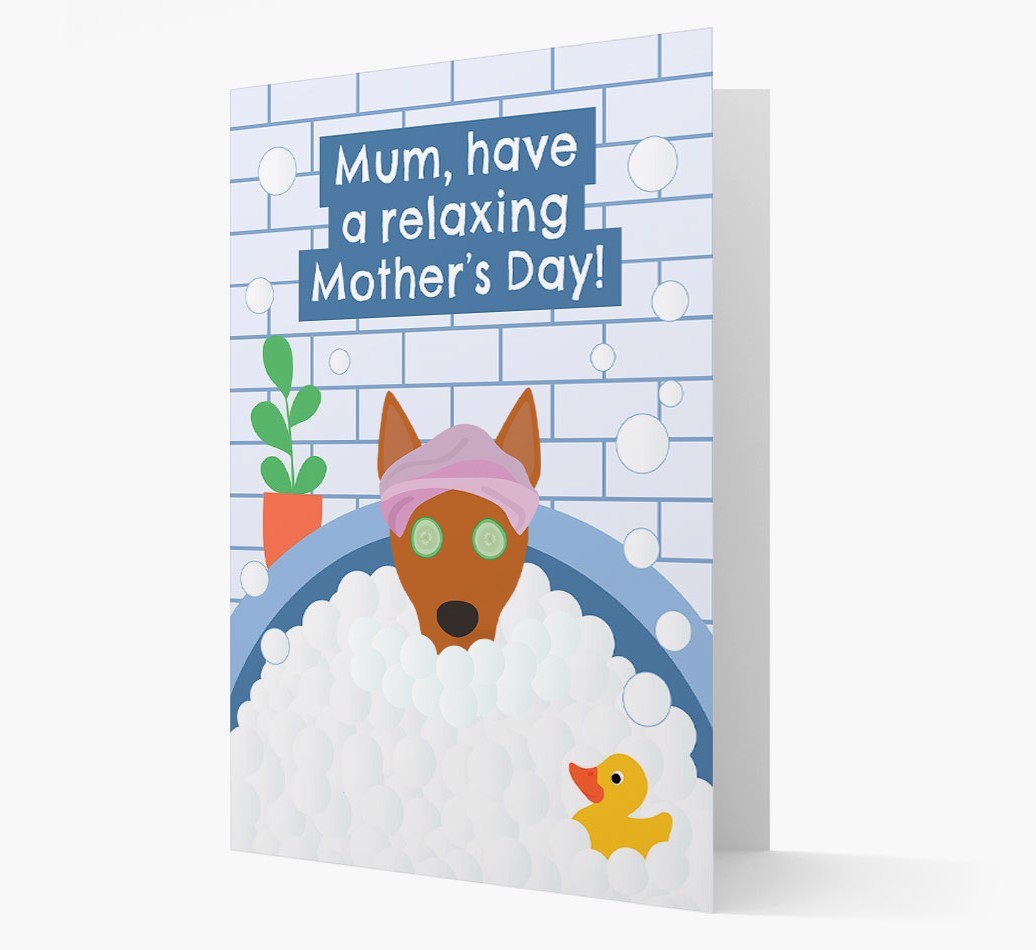 Have a Relaxing Day - Personalized {breedFullName} Card