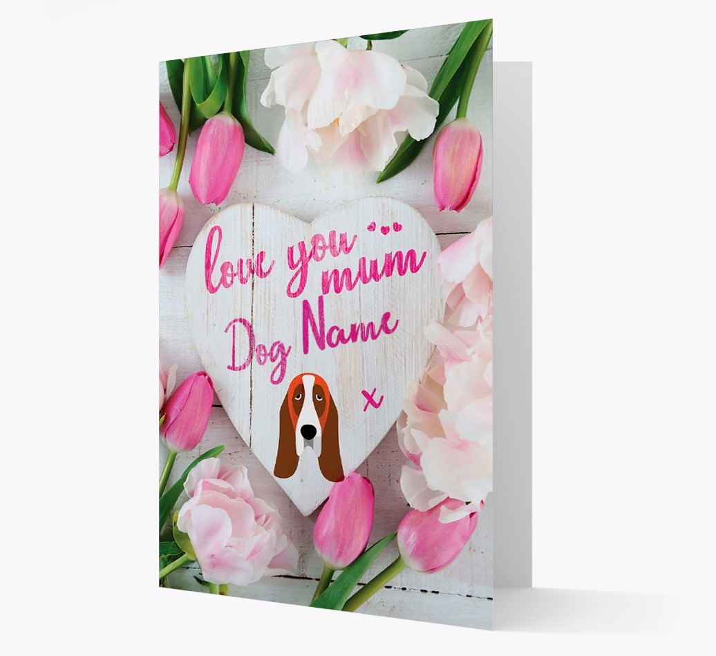 'Love You Mum' - Personalised {breedFullName} Card