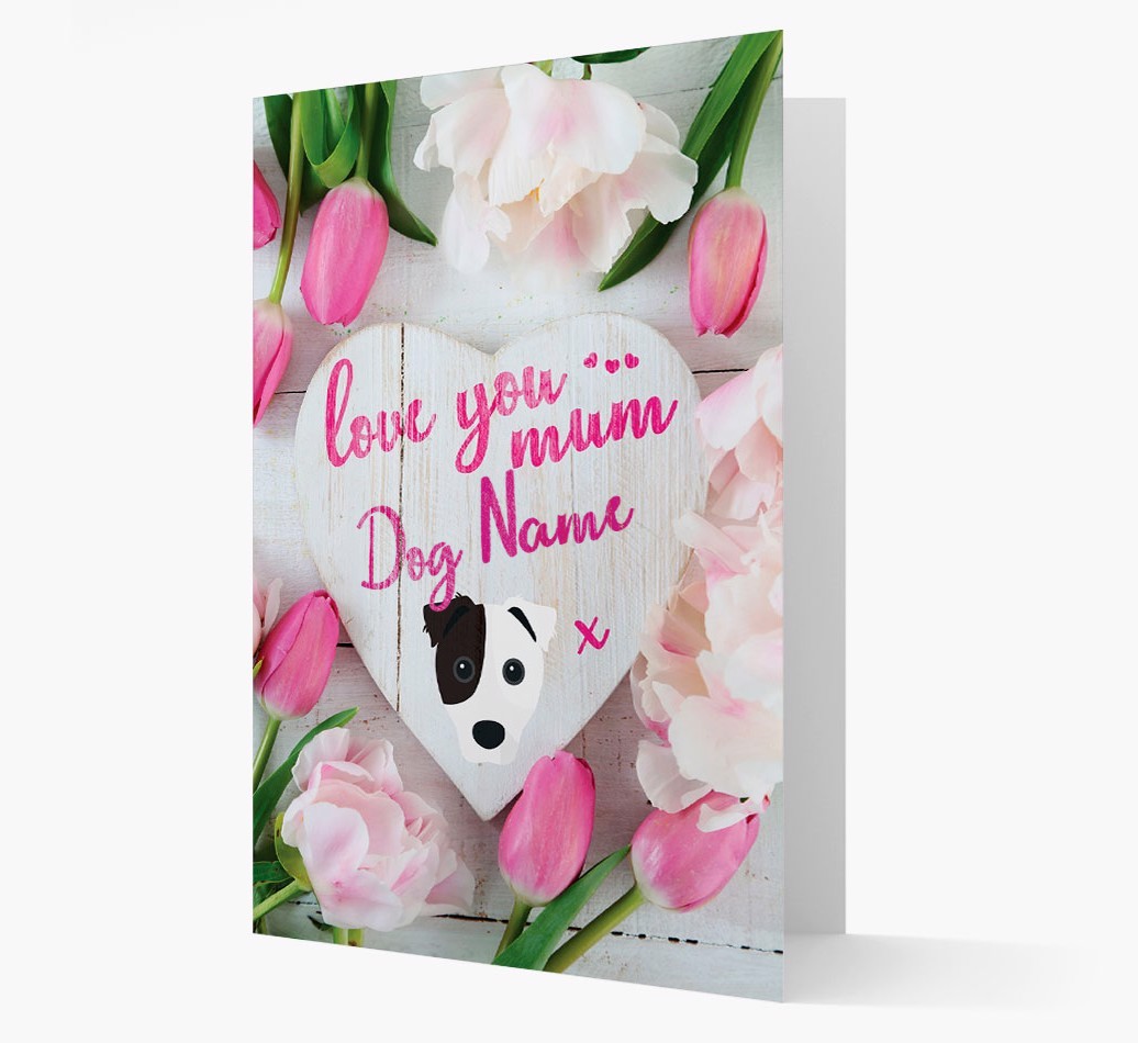 'Love You Mum' - Personalised {breedFullName} Card